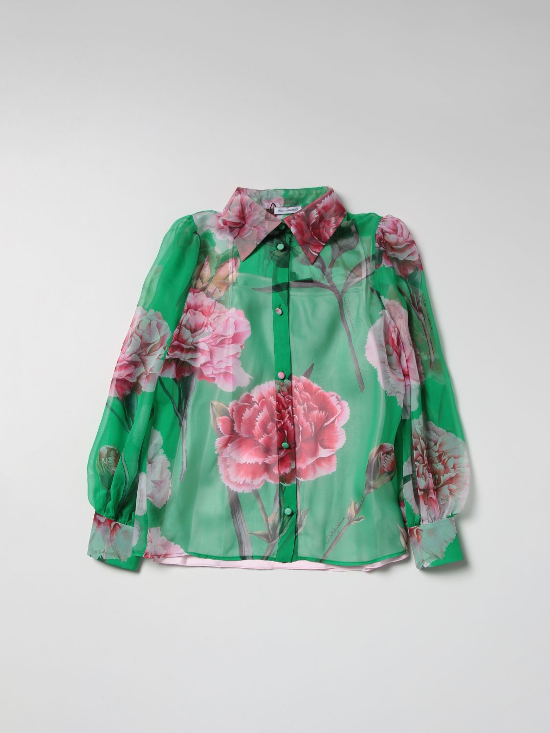 Dolce & Gabbana Shirt DOLCE & GABBANA Kids colour Green