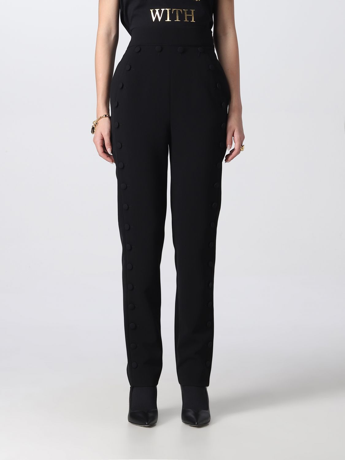 Moschino Couture Trousers MOSCHINO COUTURE Woman colour Black