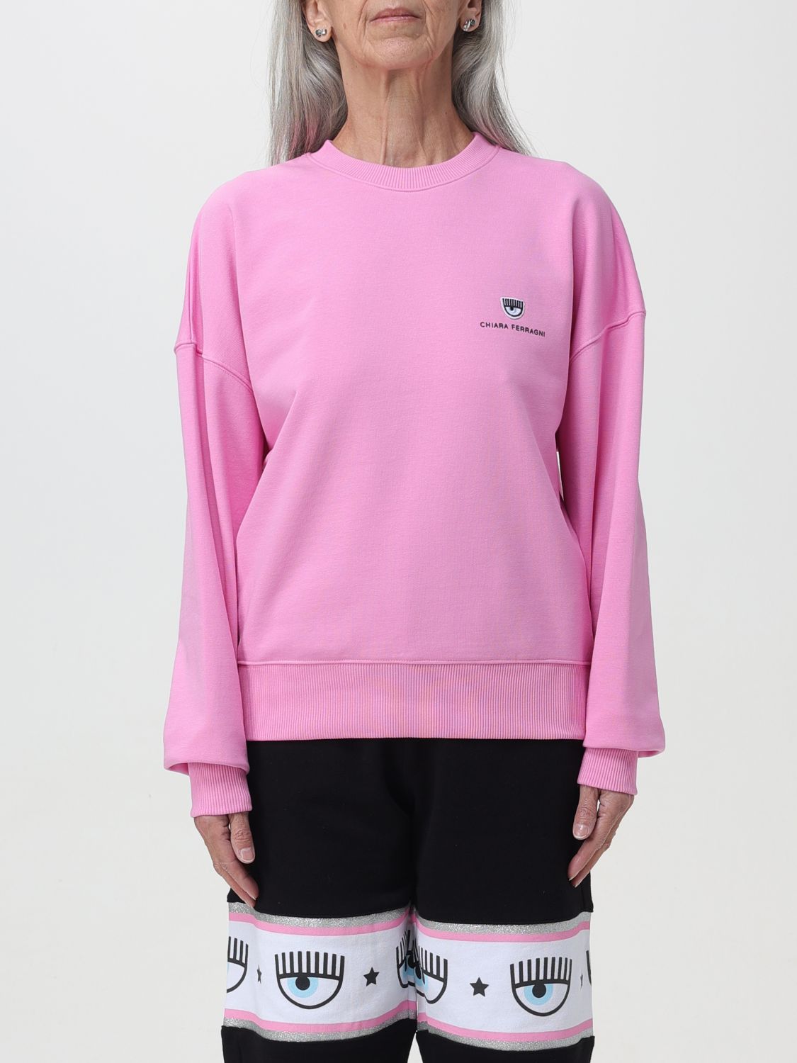 CHIARA FERRAGNI Sweatshirt CHIARA FERRAGNI Woman colour Pink