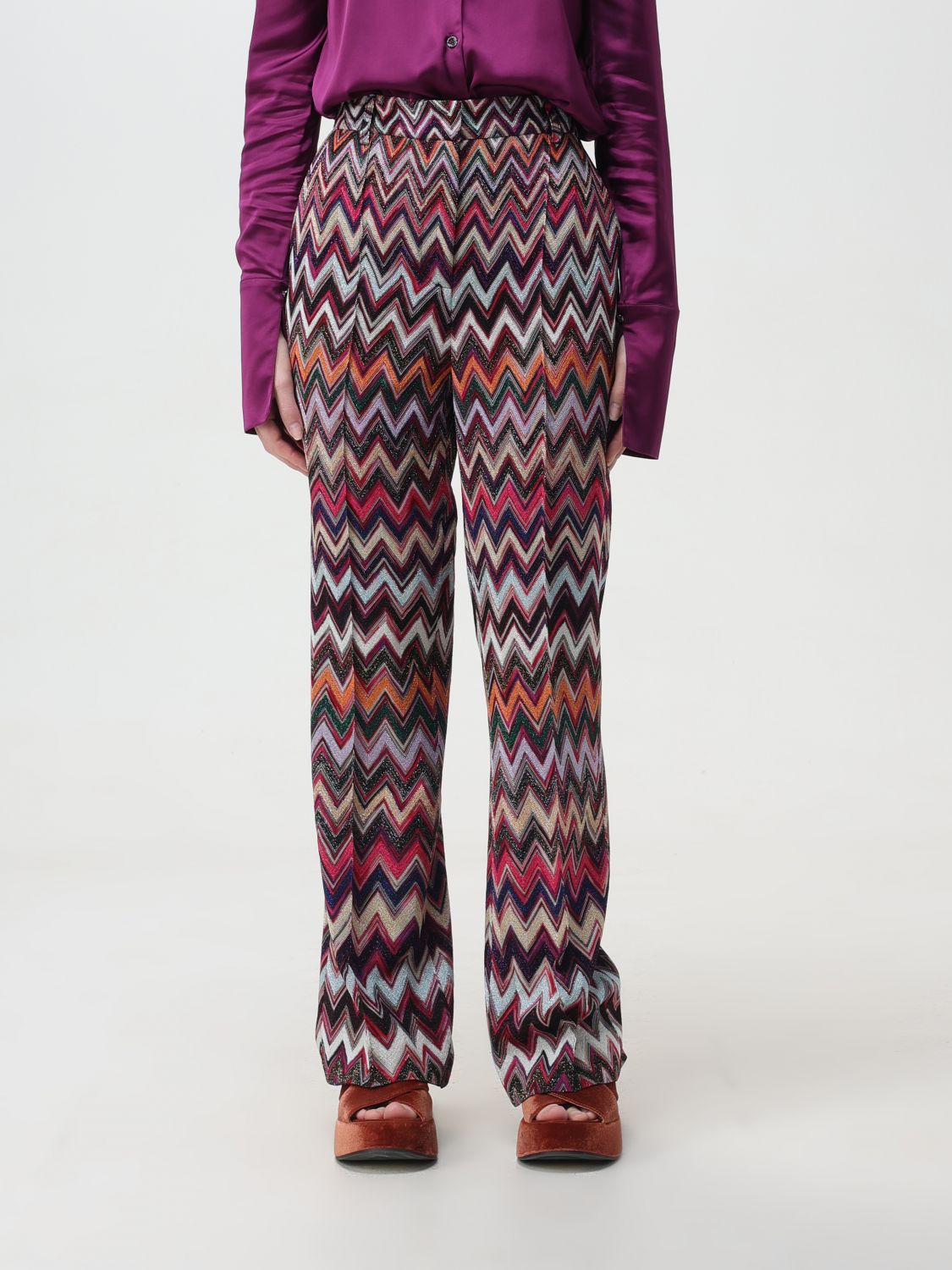 Missoni Trousers MISSONI Woman colour Pink