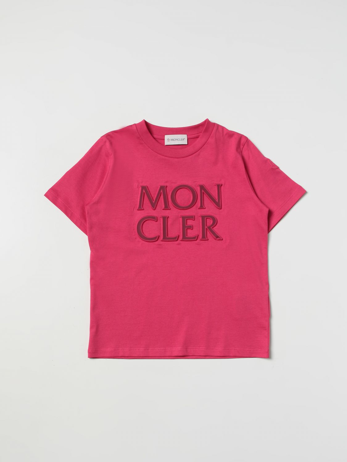 Moncler T-Shirt MONCLER Kids colour Fuchsia