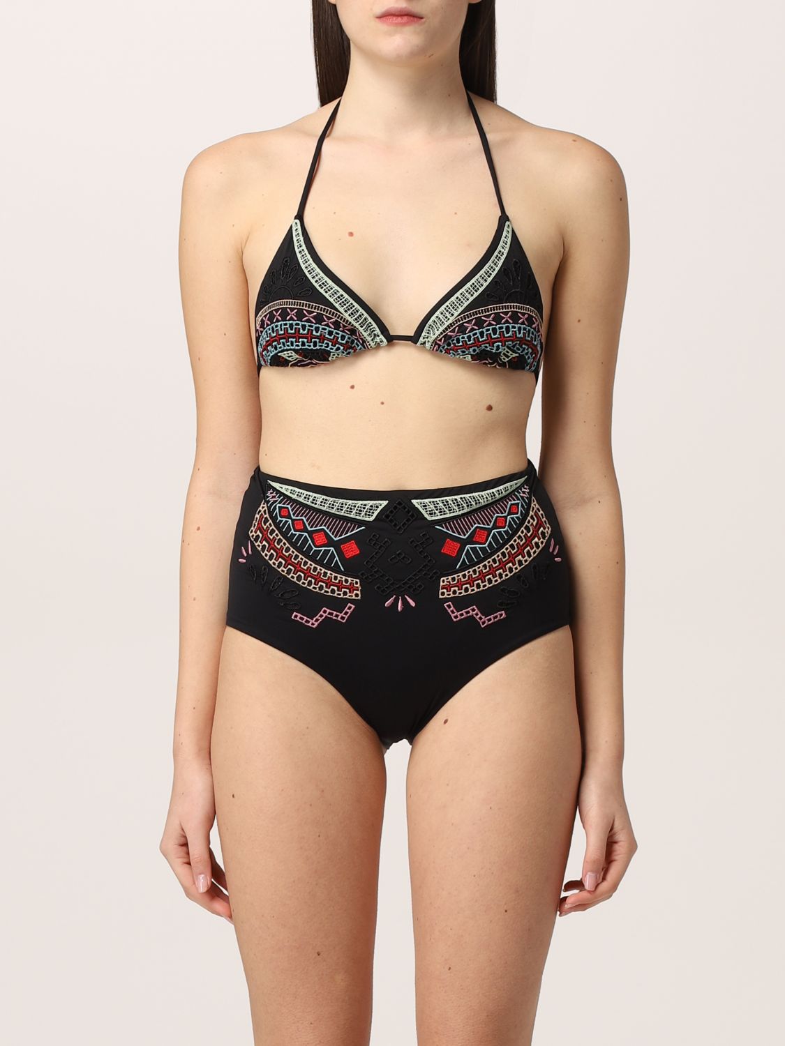 Ermanno Scervino Ermanno Scervino bikini bottoms with contrasting embroidery