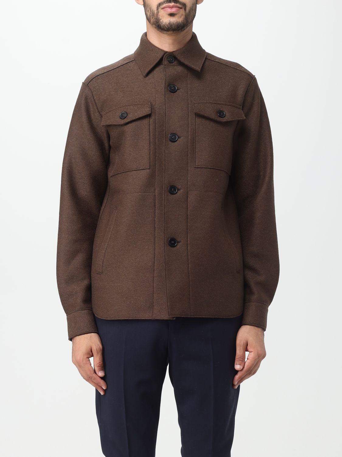 HARRIS WHARF LONDON Jacket HARRIS WHARF LONDON Men colour Brown