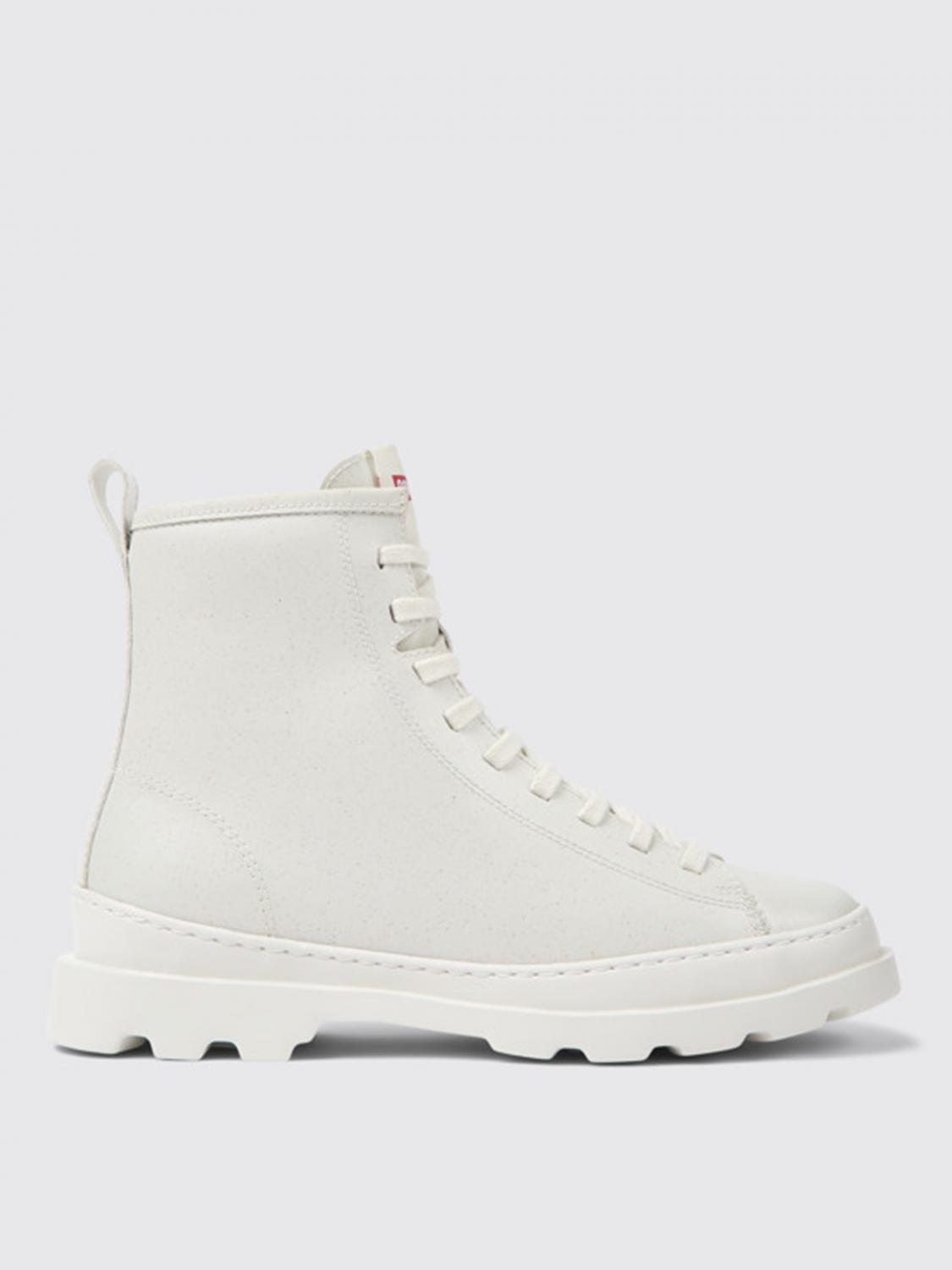 Camper Flat Ankle Boots CAMPER Woman colour White