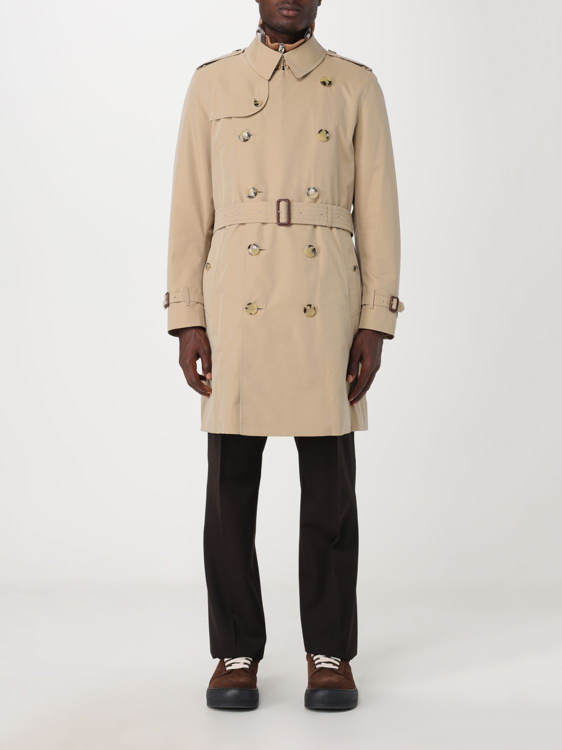 Burberry Trench Coat BURBERRY Men colour Beige