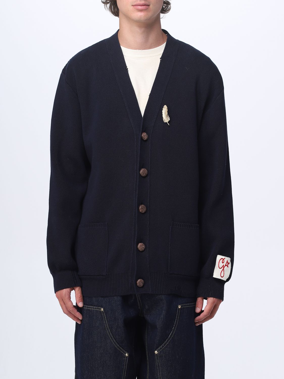 Golden Goose Cardigan GOLDEN GOOSE Men colour Blue