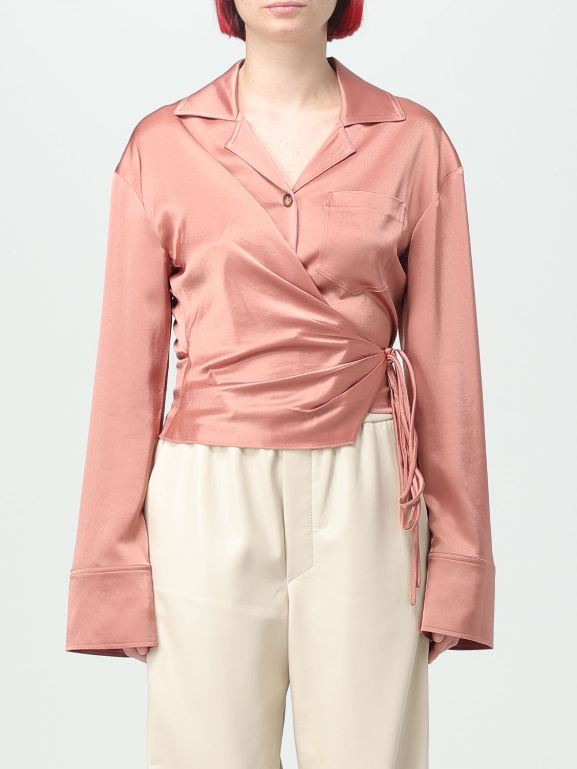 Nanushka Shirt NANUSHKA Woman colour Salmon