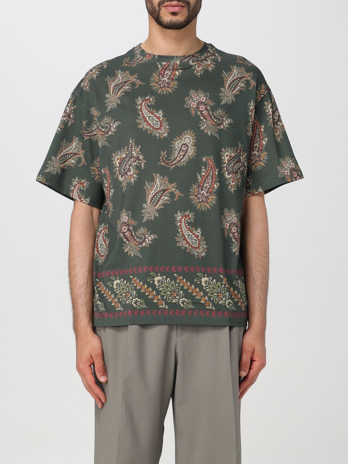 Etro T-Shirt ETRO Men colour Green