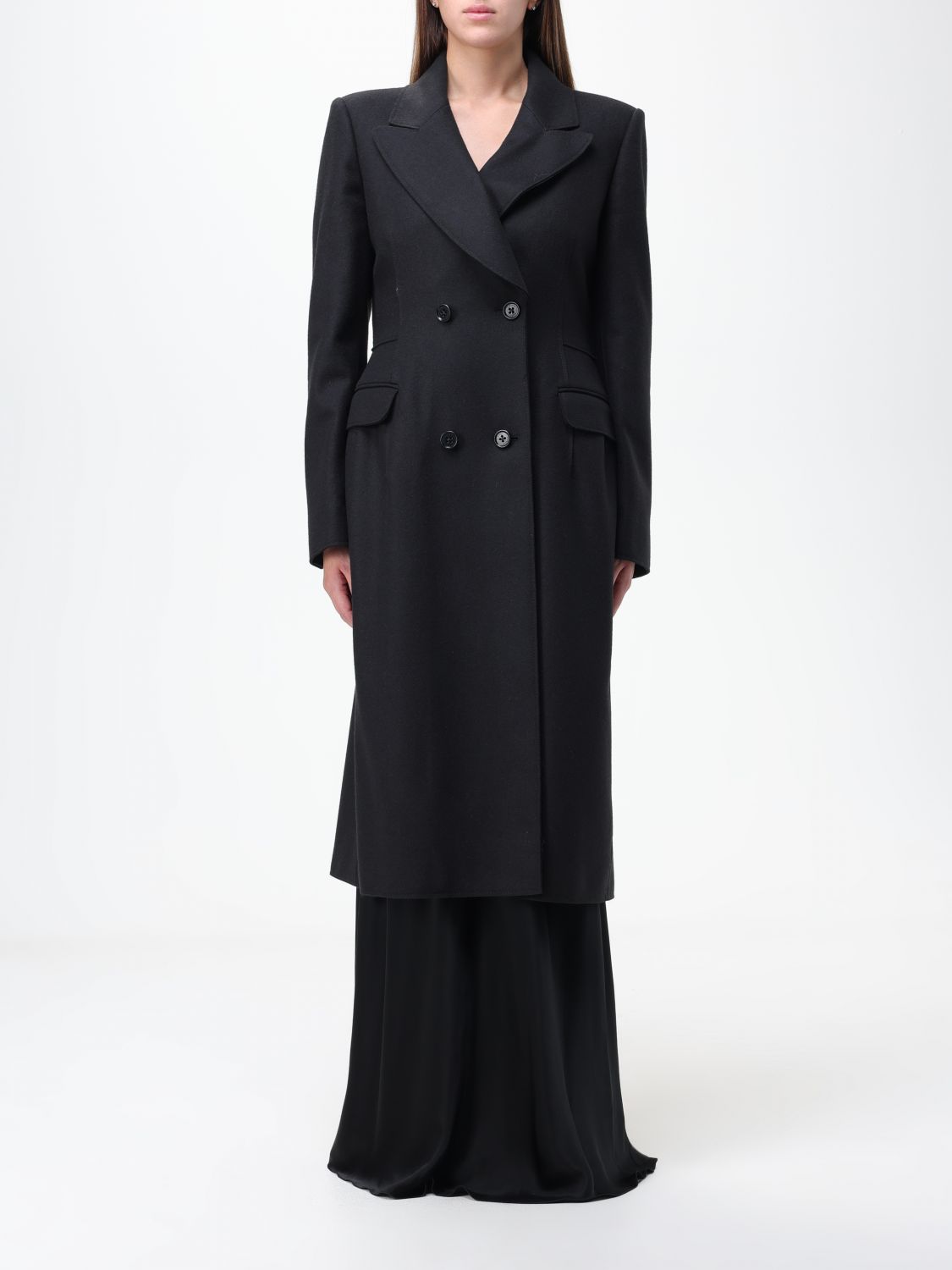 Alberta Ferretti Coat ALBERTA FERRETTI Woman colour Black