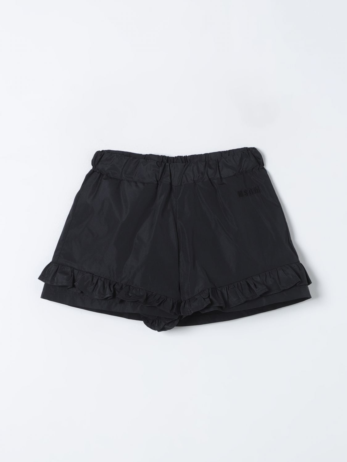 Msgm Kids Short MSGM KIDS Kids colour Black