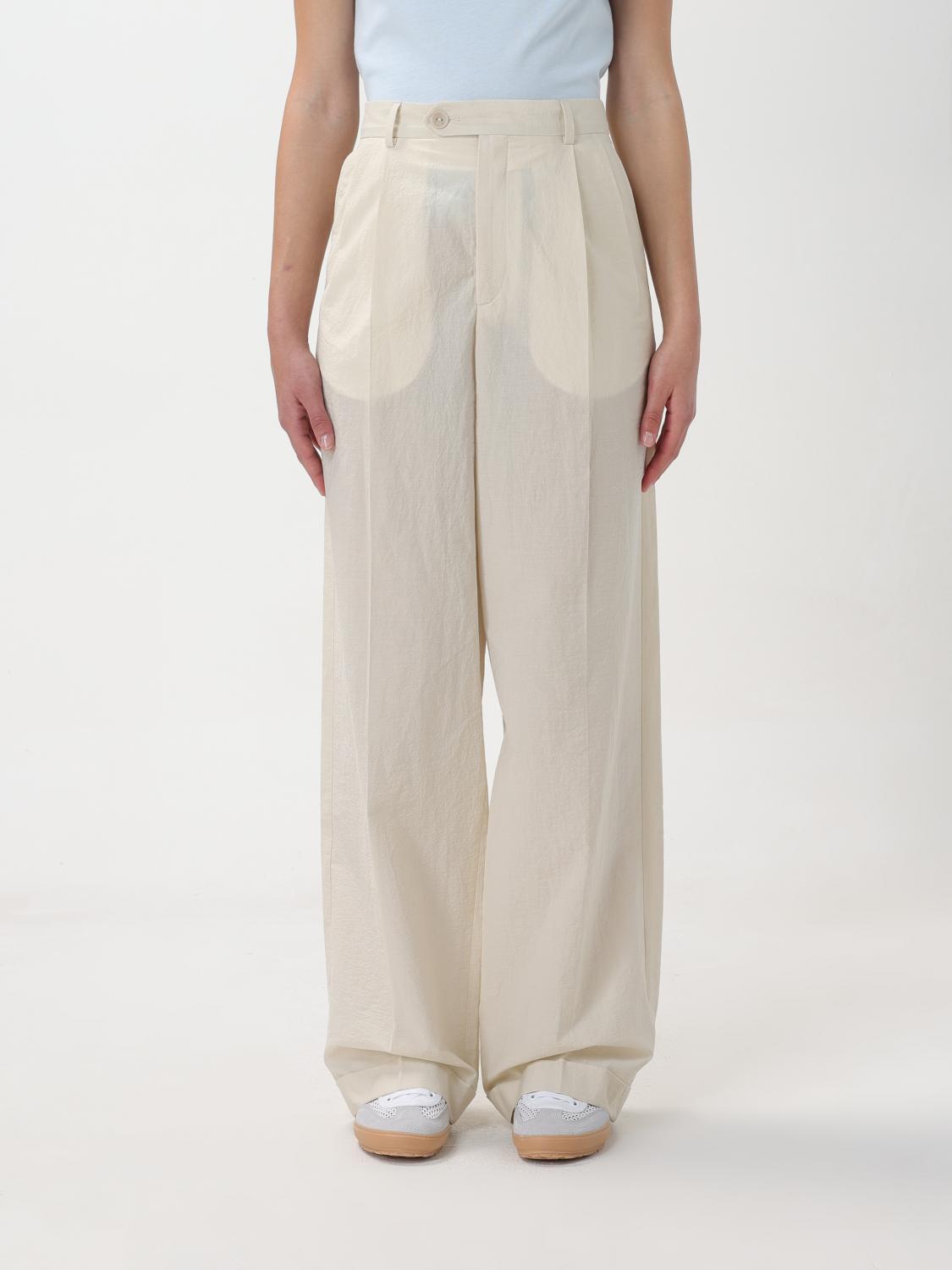 A.P.C. Trousers A.P.C. Woman colour Yellow Cream