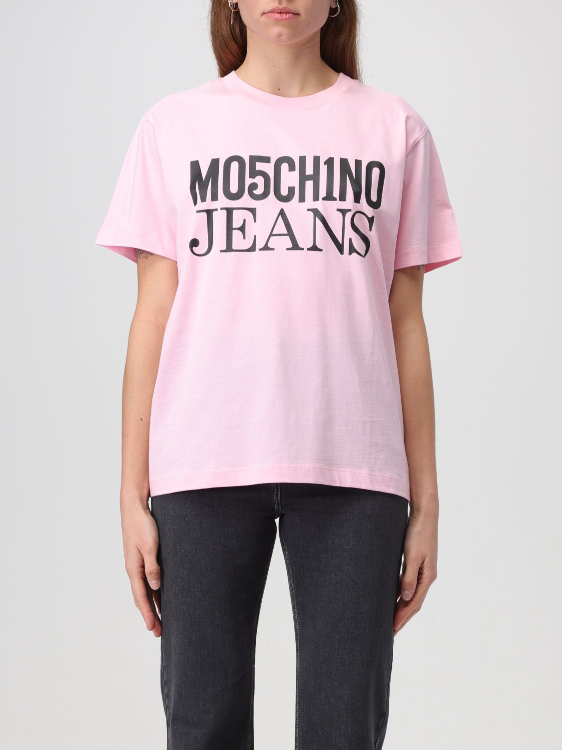 Moschino Jeans T-Shirt MOSCHINO JEANS Woman colour Pink