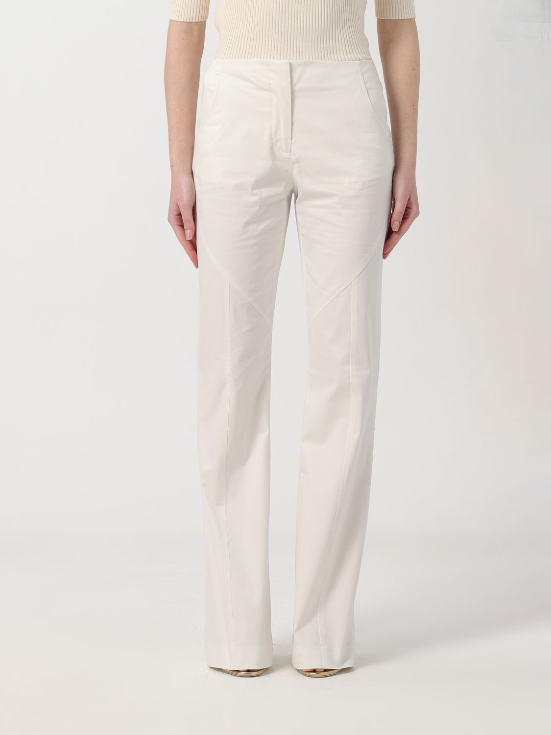 Alberta Ferretti Trousers ALBERTA FERRETTI Woman colour White