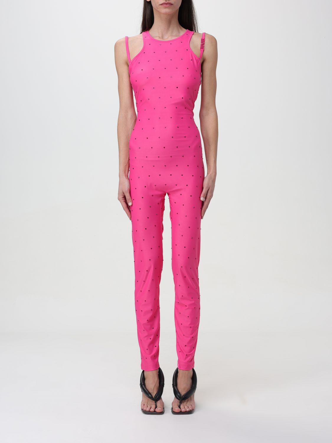 Versace Jeans Couture Jumpsuits VERSACE JEANS COUTURE Woman colour Pink