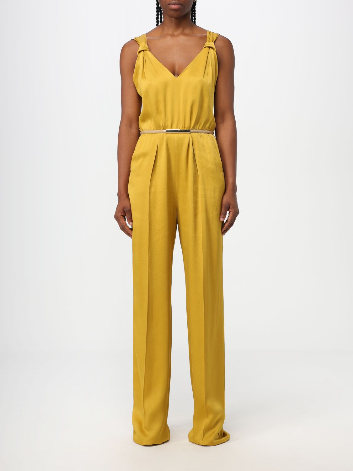 Max Mara Jumpsuits MAX MARA Woman colour Ocher