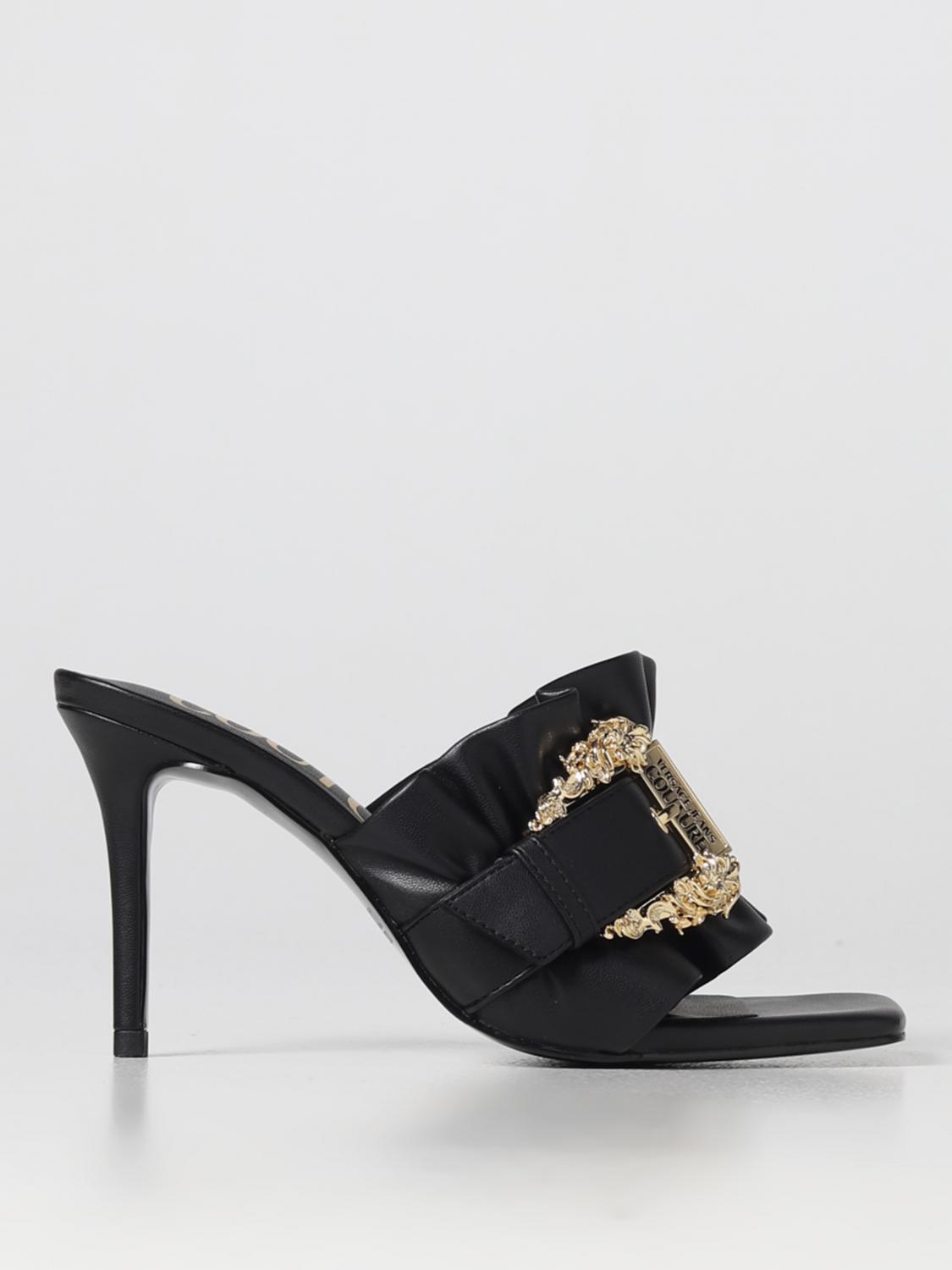 Versace Jeans Couture Heeled Sandals VERSACE JEANS COUTURE Woman colour Black