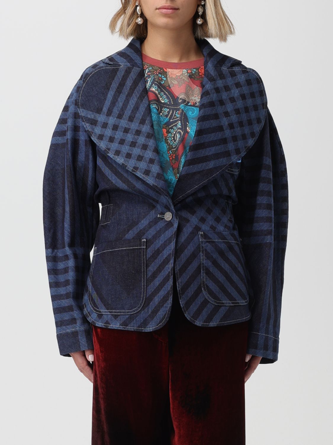 Vivienne Westwood Jacket VIVIENNE WESTWOOD Woman colour Blue