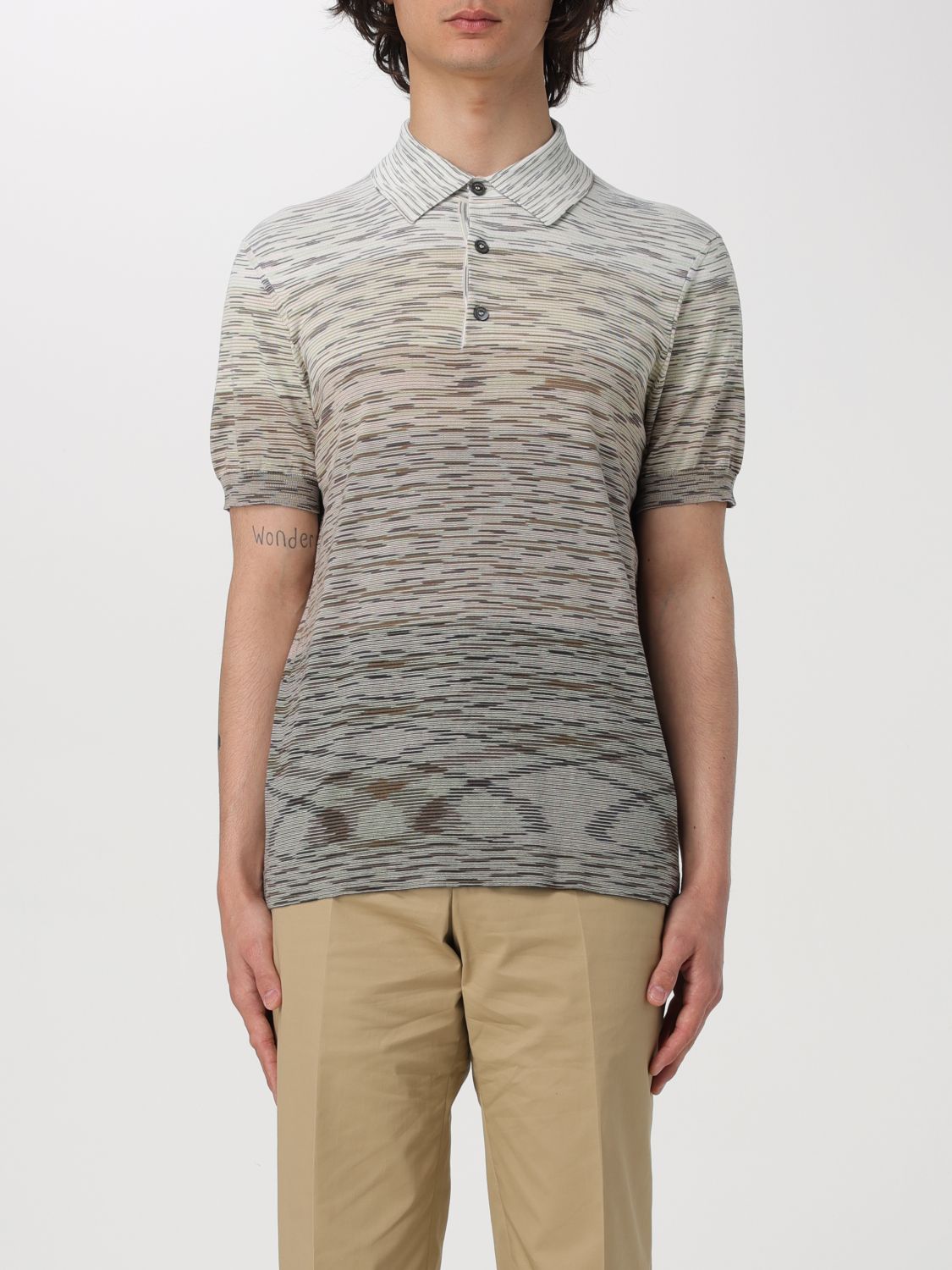 Missoni Polo Shirt MISSONI Men colour Beige