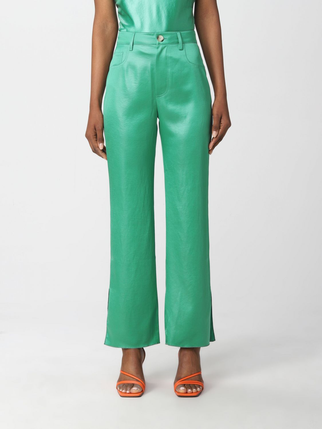 Nanushka Trousers NANUSHKA Woman colour Green