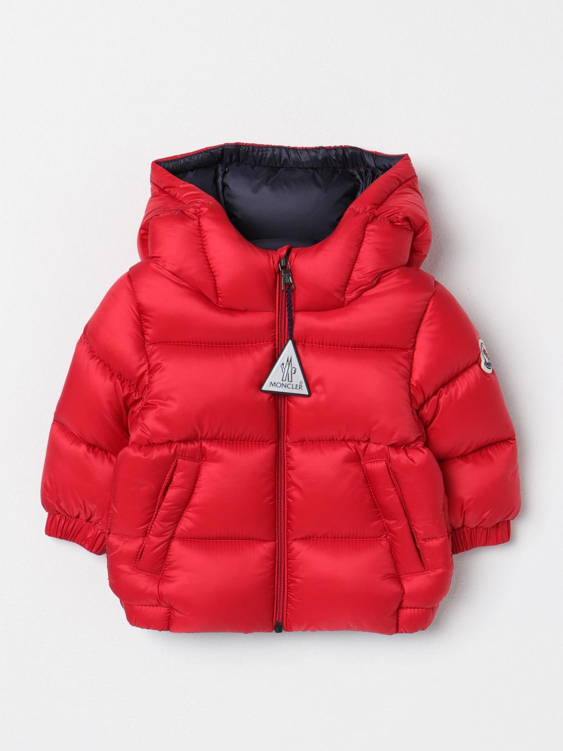 Moncler Jacket MONCLER Kids colour Red