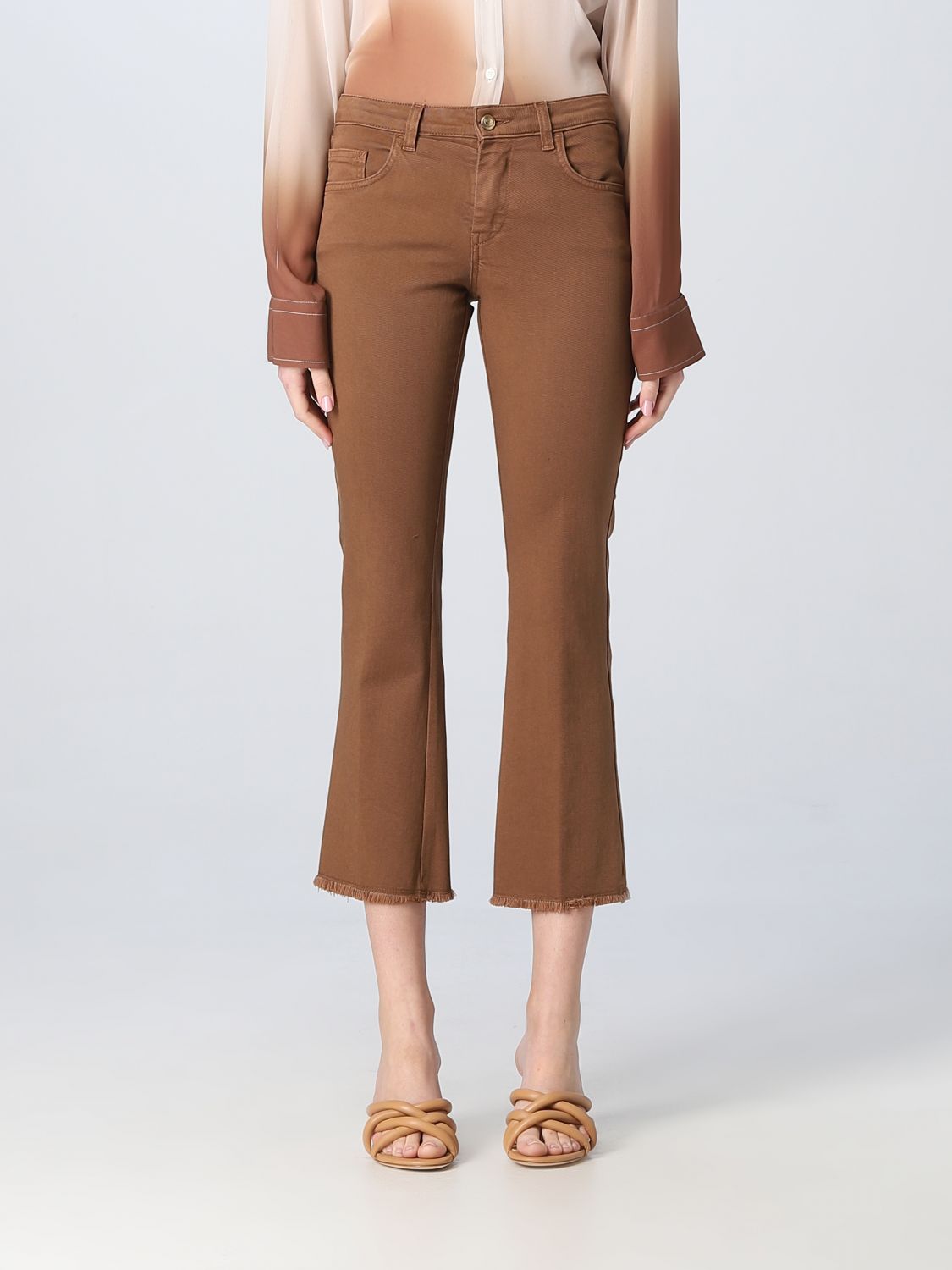 Fay Trousers FAY Woman colour Brown