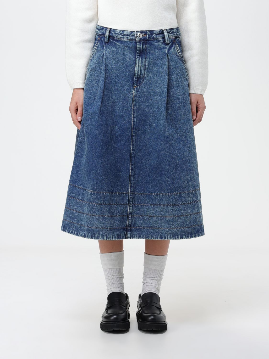 A.P.C. Skirt A.P.C. Woman colour Blue