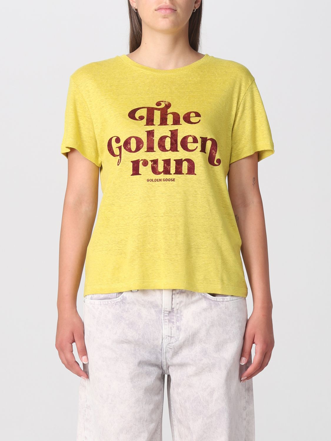 Golden Goose T-Shirt GOLDEN GOOSE Woman colour Yellow