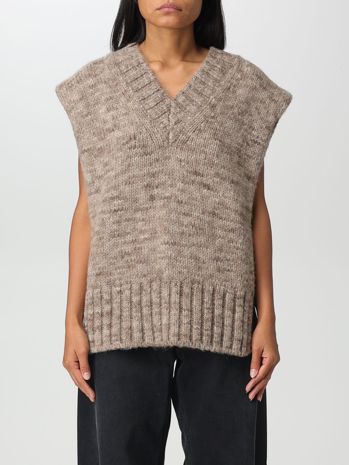 Maison Margiela Waistcoat MAISON MARGIELA Woman colour Dove Grey