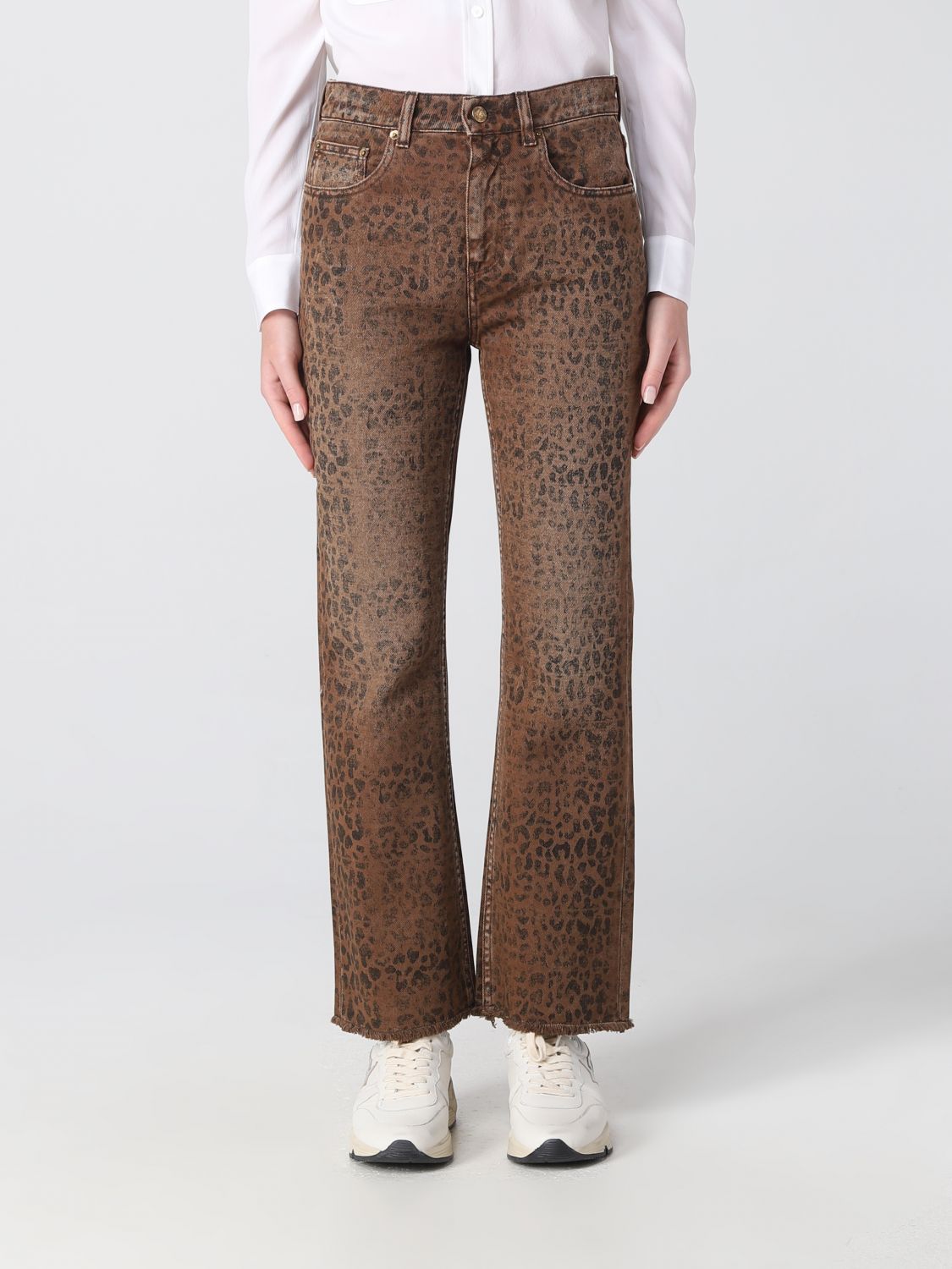 Golden Goose Jeans GOLDEN GOOSE Woman colour Brown