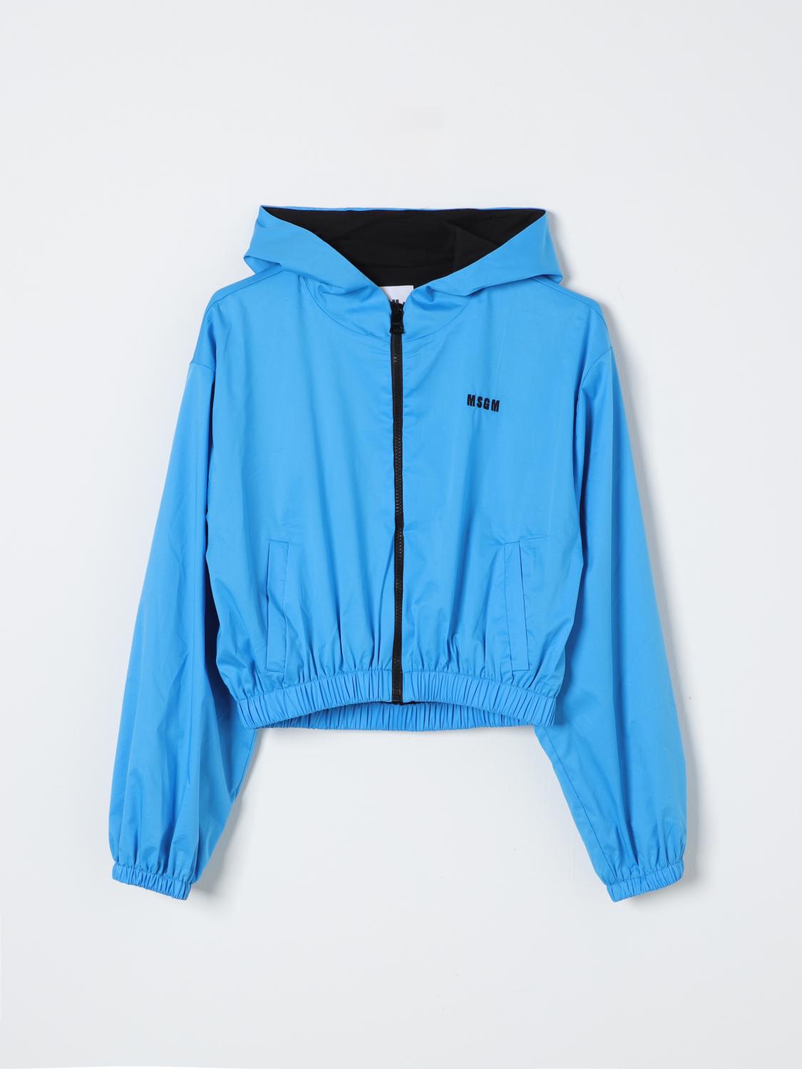 Msgm Kids Coat MSGM KIDS Kids color Gnawed Blue