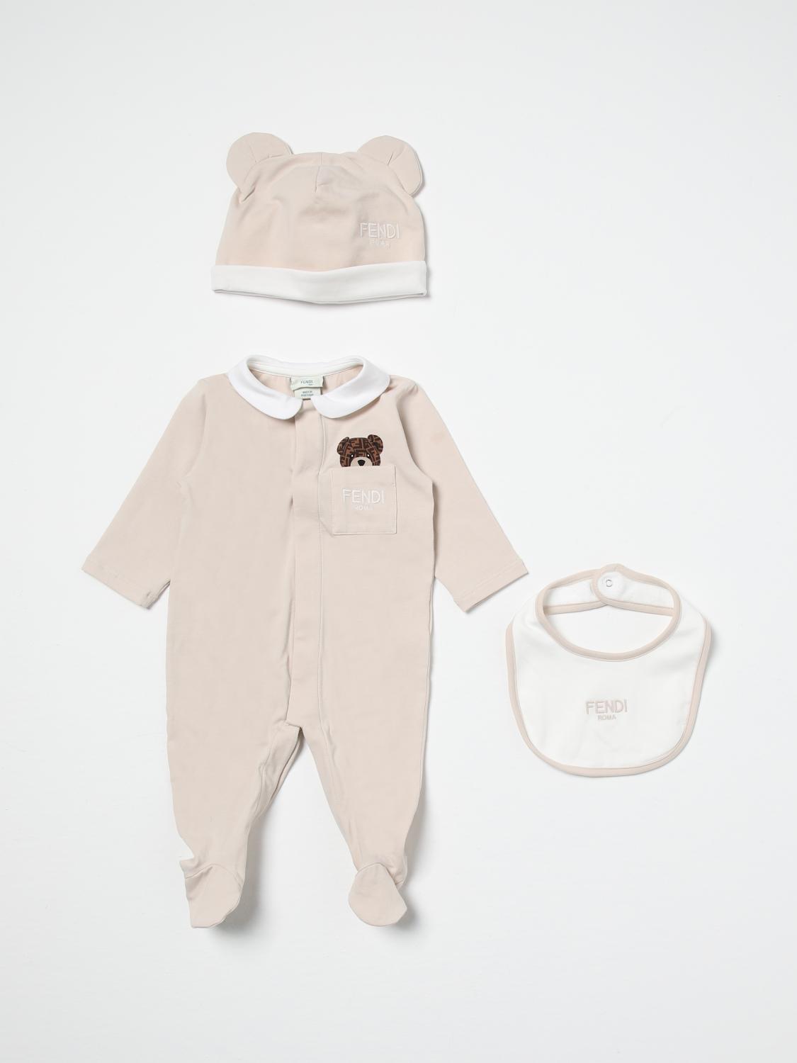 FENDI Jumpsuit FENDI Kids color Beige