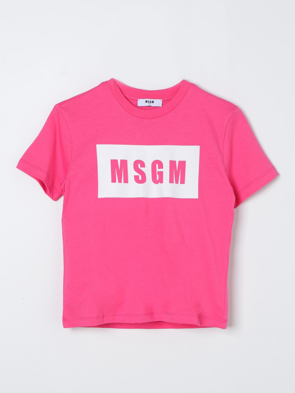 Msgm Kids T-Shirt MSGM KIDS Kids colour Fuchsia