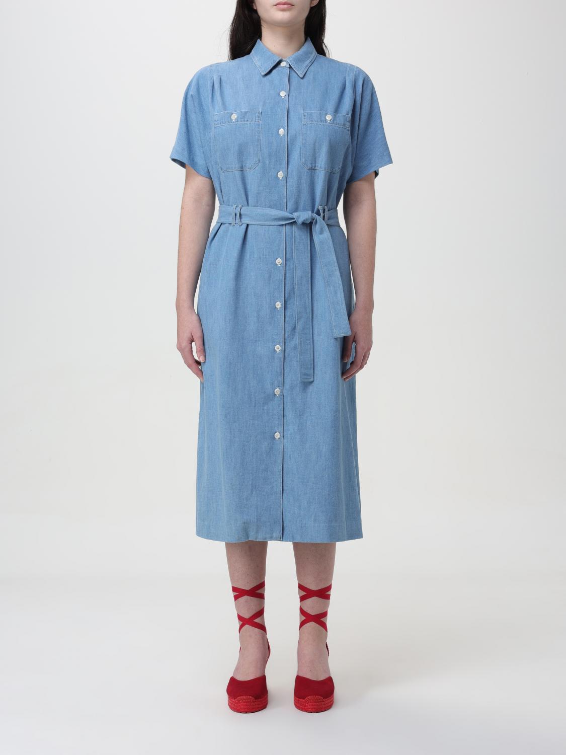 A.P.C. Dress A.P.C. Woman colour Denim