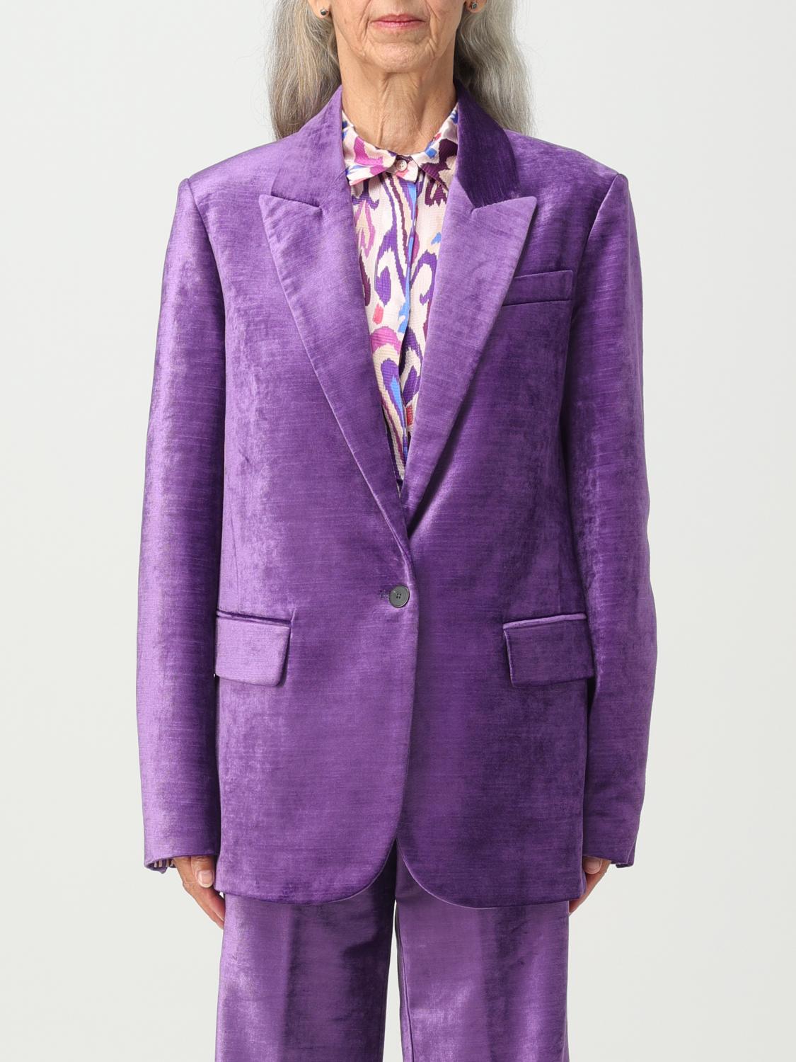 Forte Forte Blazer FORTE FORTE Woman colour Violet