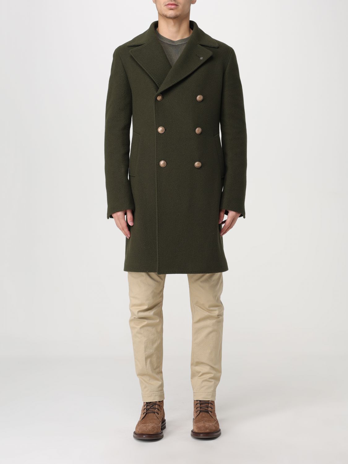 Tagliatore Coat TAGLIATORE Men colour Green