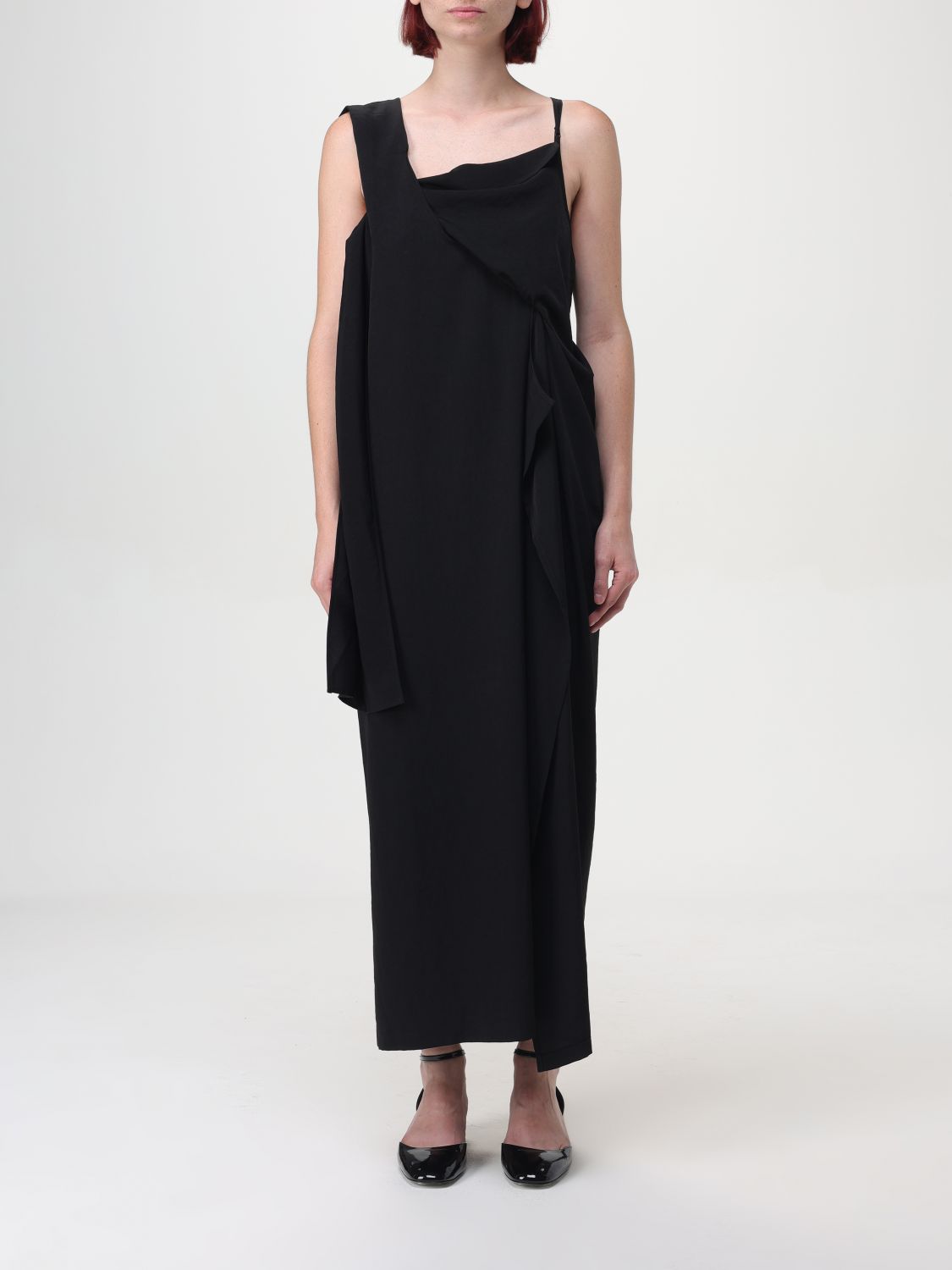 Yohji Yamamoto Dress YOHJI YAMAMOTO Woman color Black