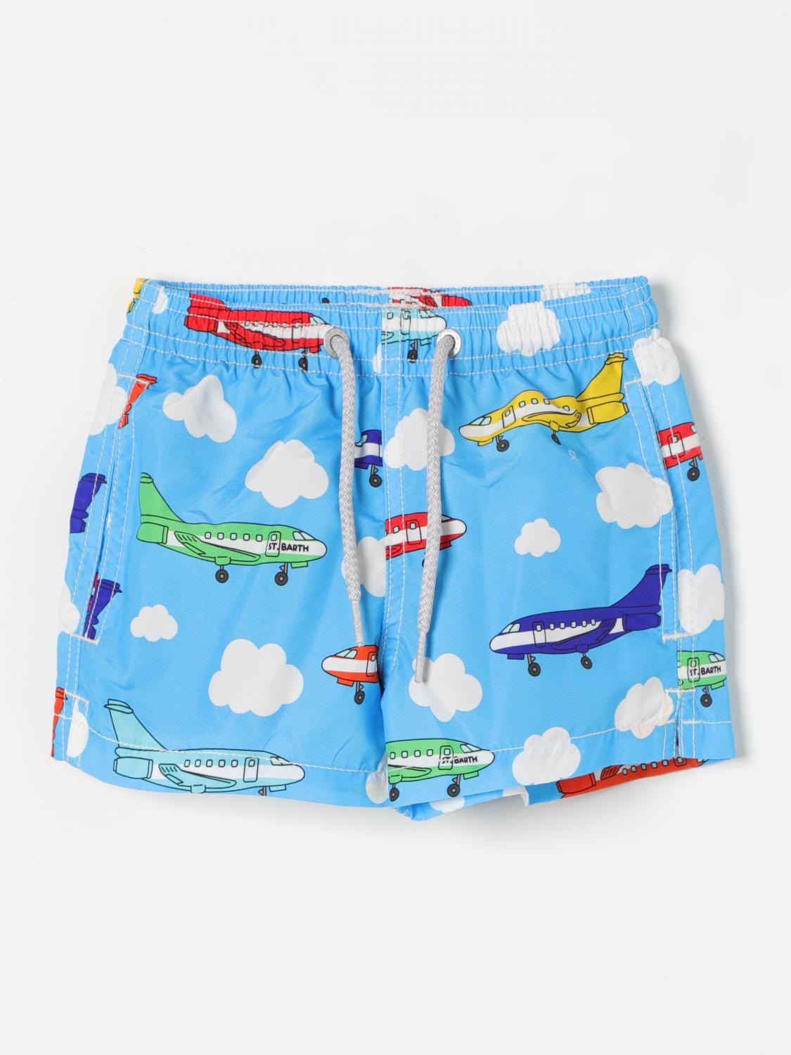 Mc2 Saint Barth Swimsuit MC2 SAINT BARTH Kids color Gnawed Blue