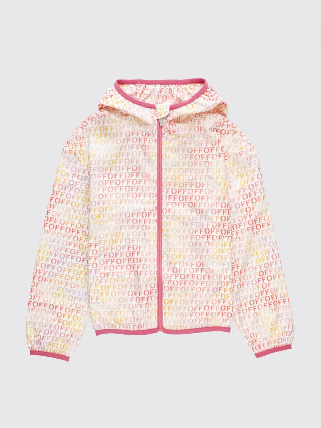 Off-White Kids Jacket OFF-WHITE KIDS Kids color Pink