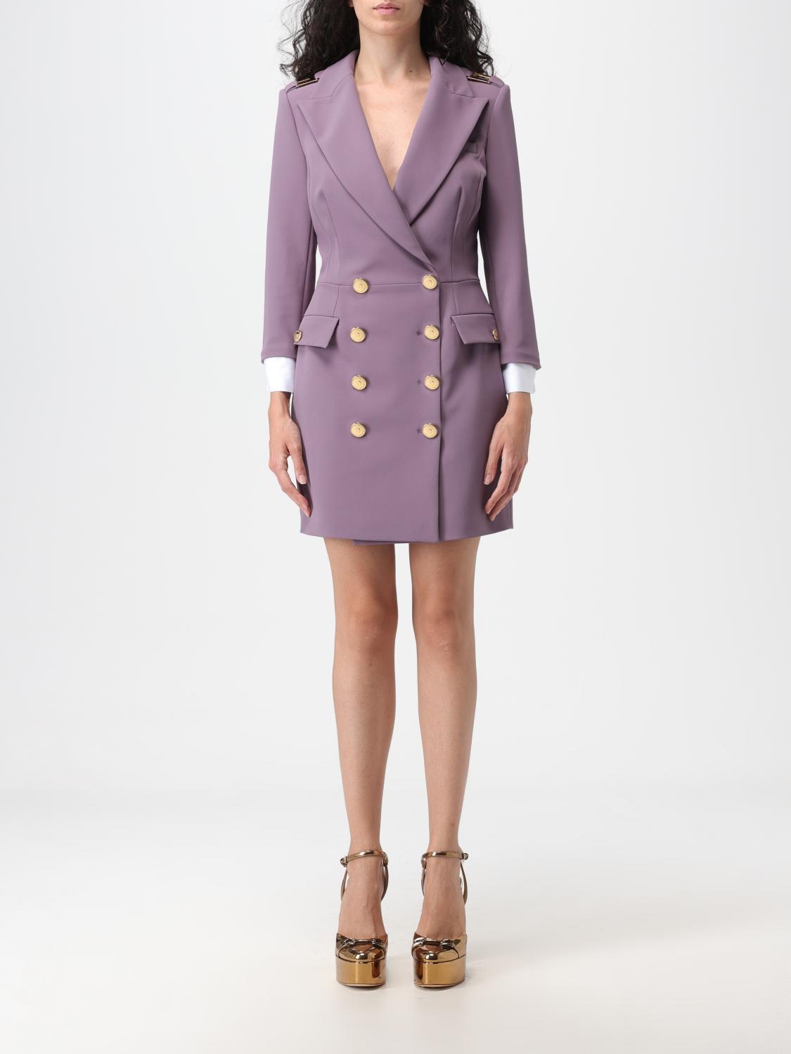 Elisabetta Franchi Dress ELISABETTA FRANCHI Woman colour Violet