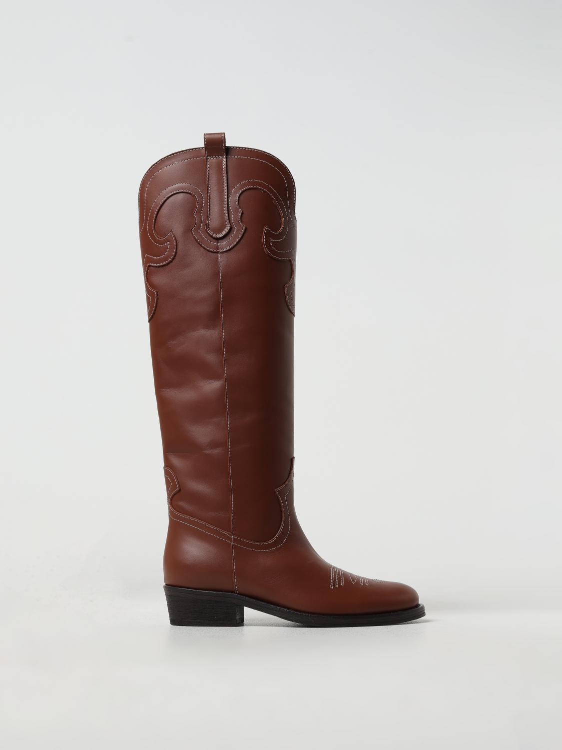 Via Roma 15 Boots VIA ROMA 15 Woman colour Brown