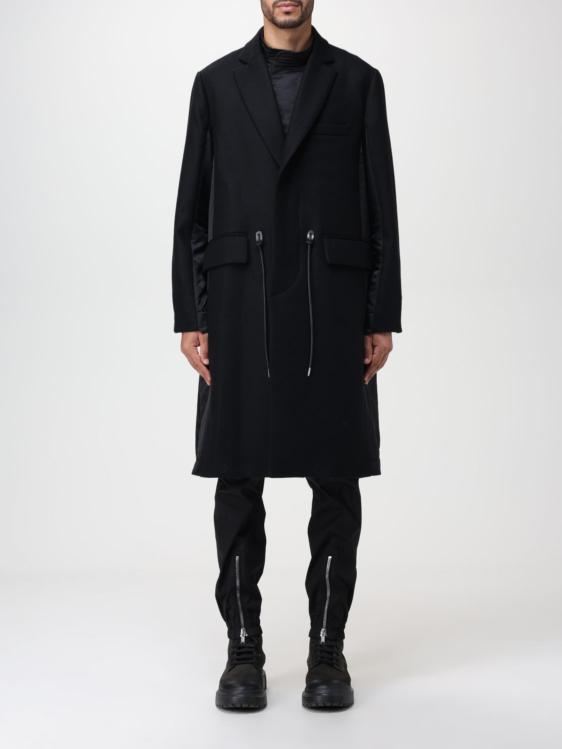 Sacai Coat SACAI Men colour Black