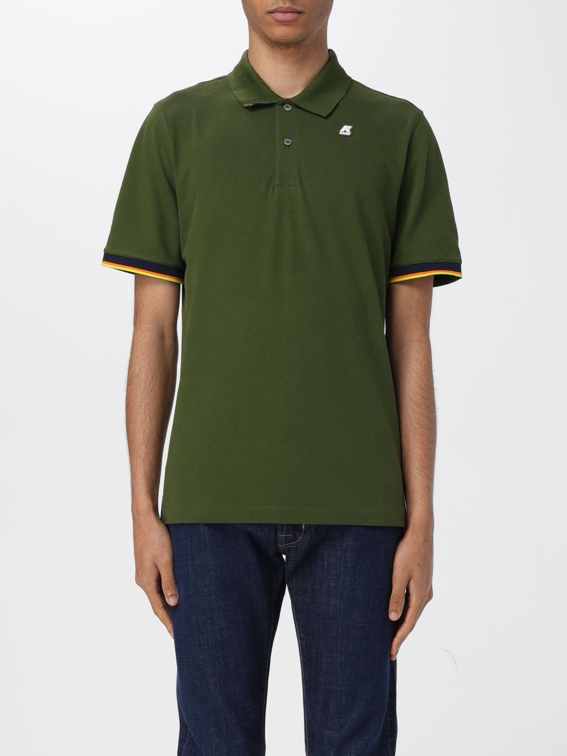 K-Way Polo Shirt K-WAY Men colour Green