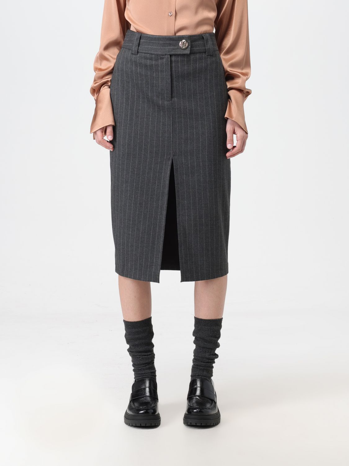 Liu Jo Skirt LIU JO Woman colour Charcoal