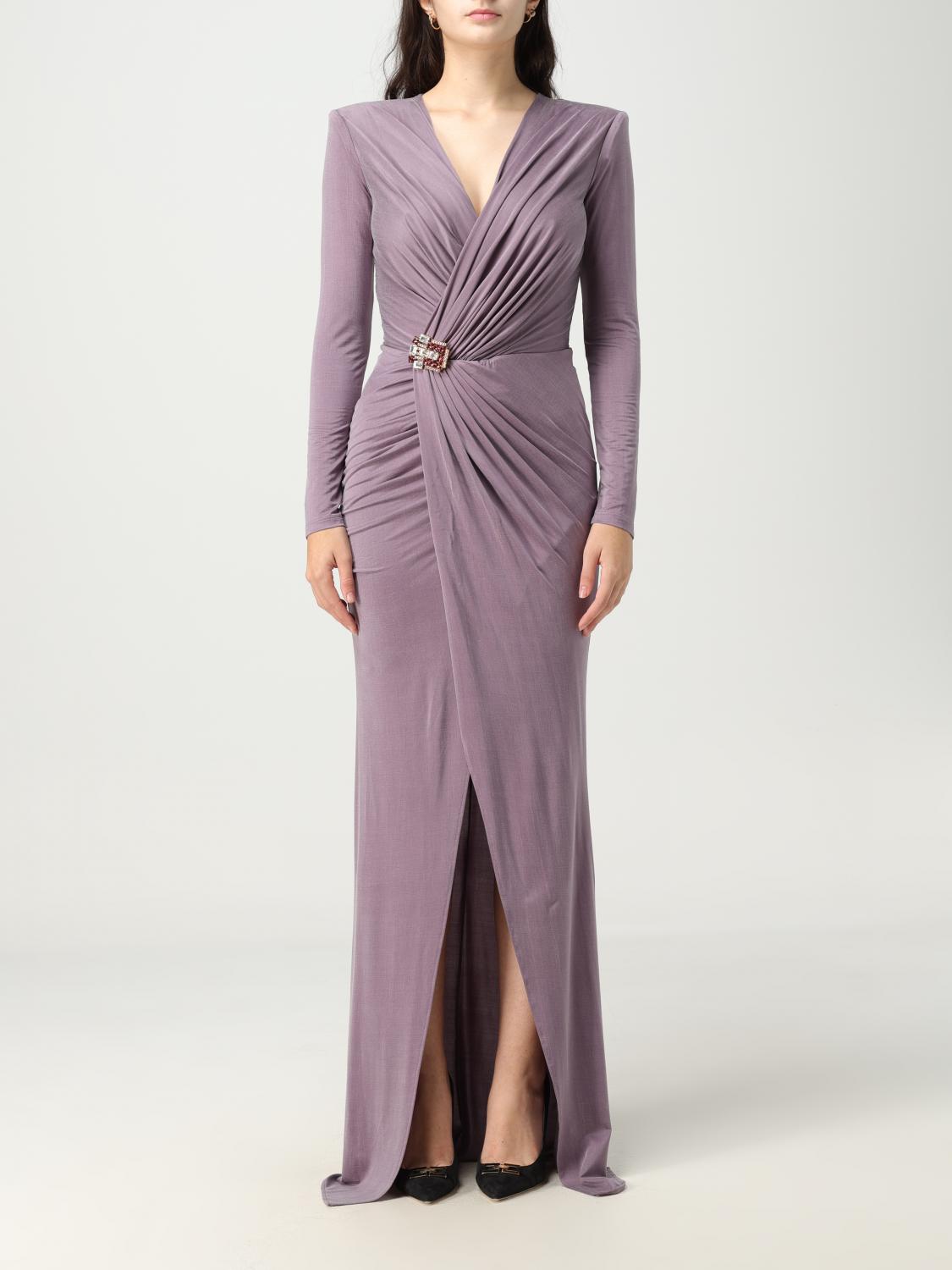 Elisabetta Franchi Dress ELISABETTA FRANCHI Woman colour Violet