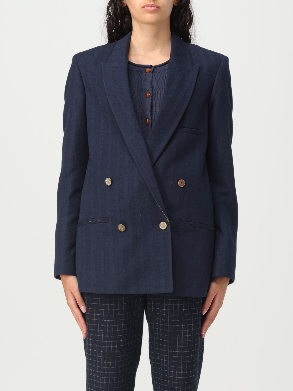 Alysi Jacket ALYSI Woman colour Blue