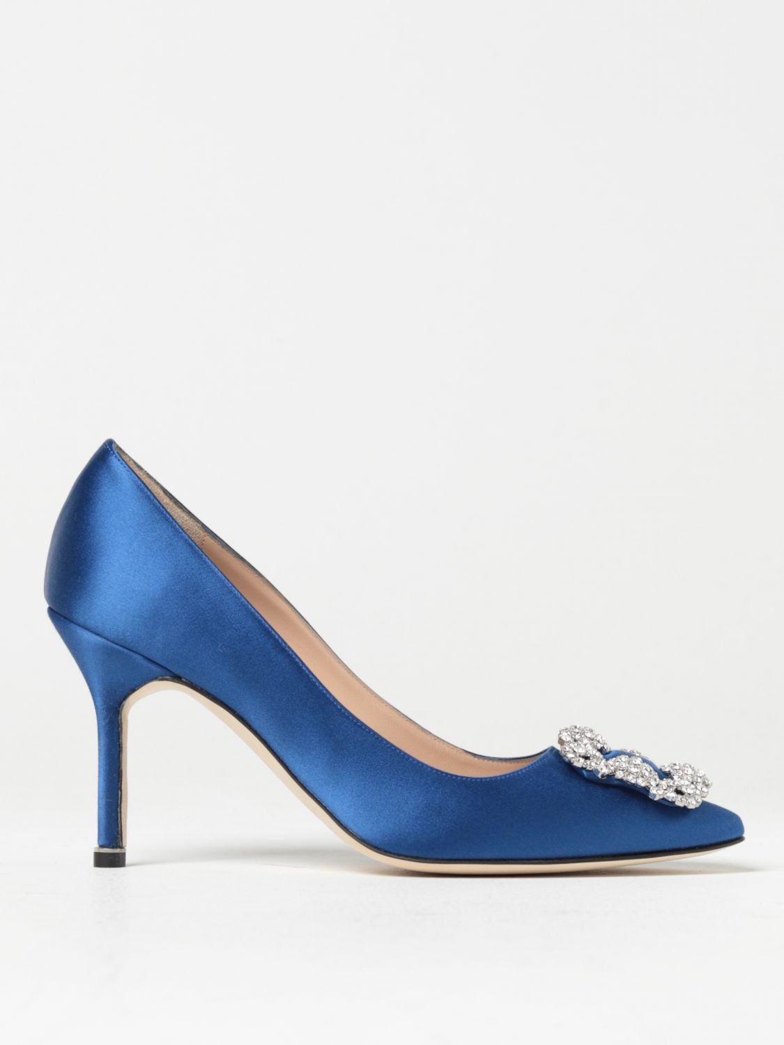 Manolo Blahnik Court Shoes MANOLO BLAHNIK Woman colour Blue