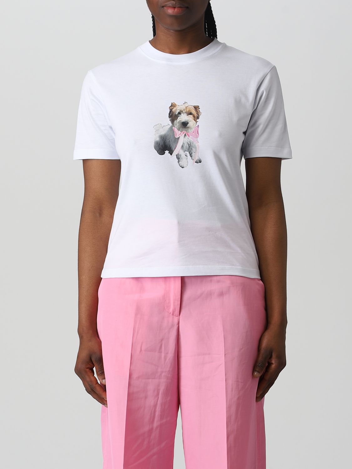 Msgm T-Shirt MSGM Woman colour White