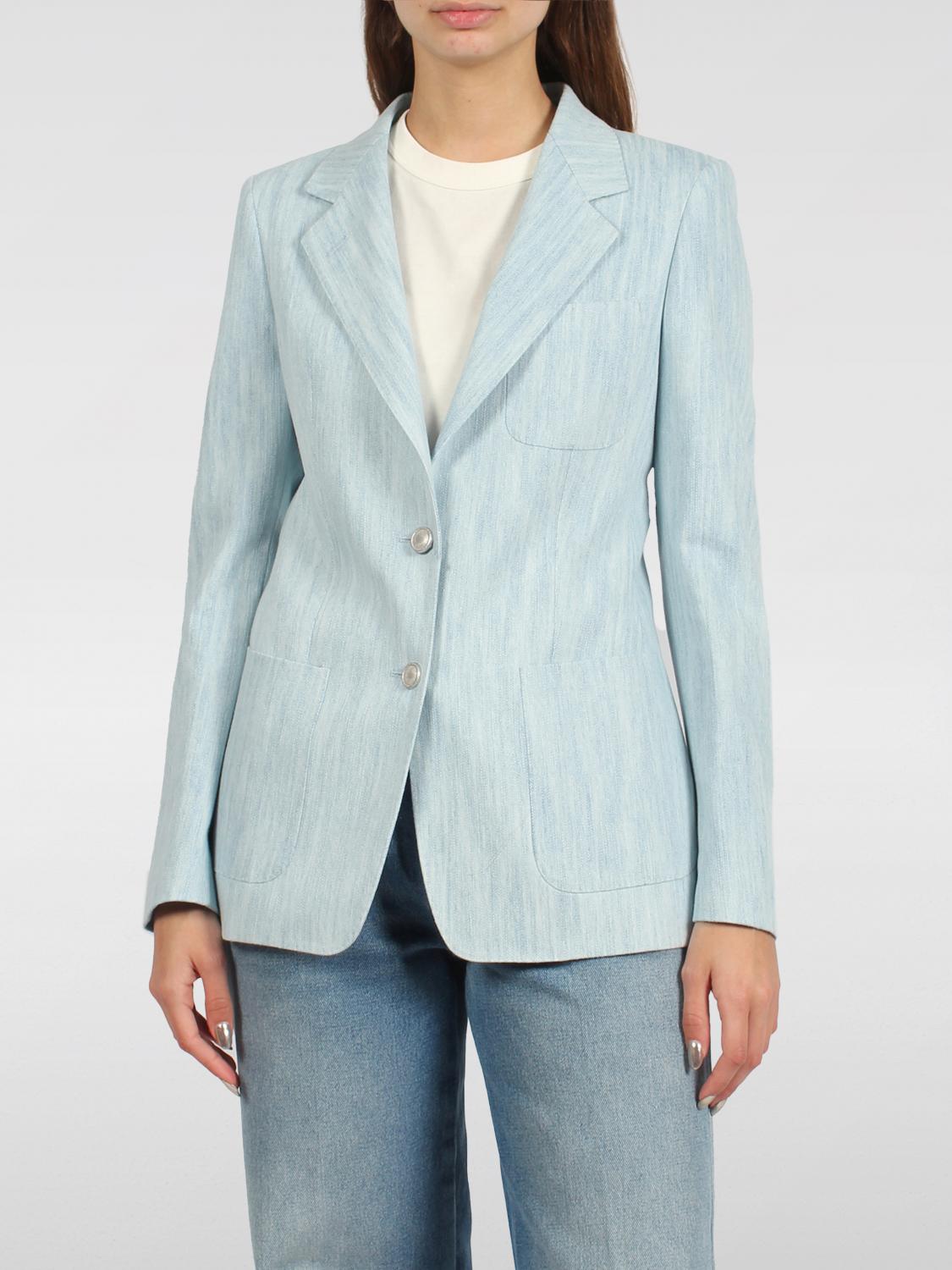 Tagliatore Blazer TAGLIATORE Woman color Sky Blue