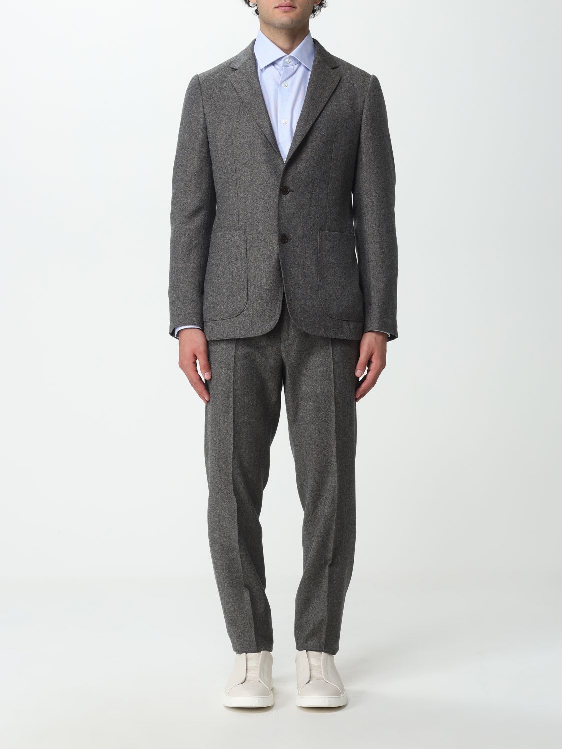 zegna Suit ZEGNA Men colour Dark