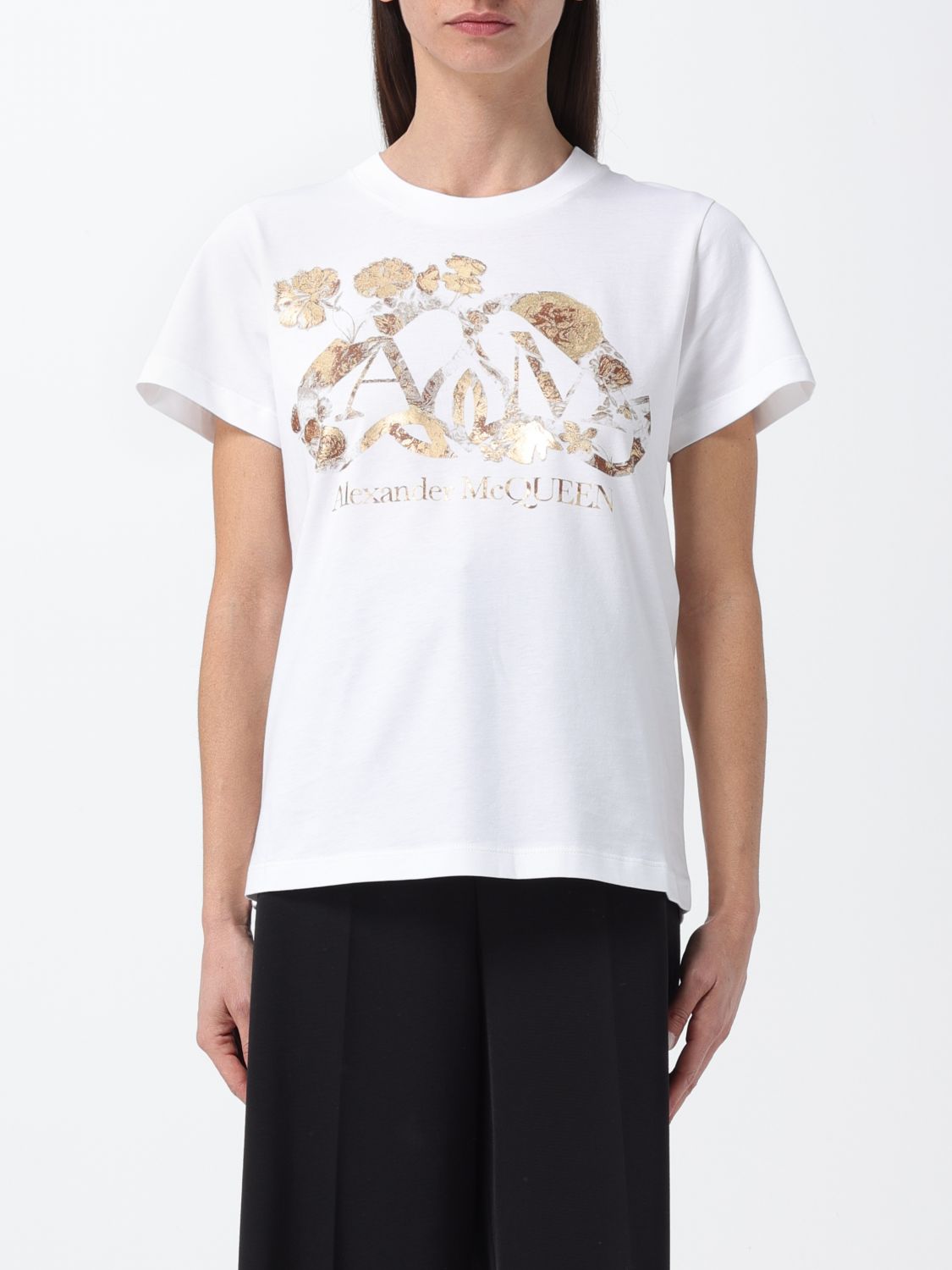 Alexander McQueen T-Shirt ALEXANDER MCQUEEN Woman colour White